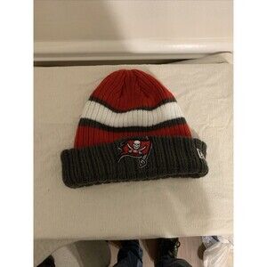 Tampa‎ Bay Buccaneers New Era  Crucial Red Gray White Knit Hat - No Ball